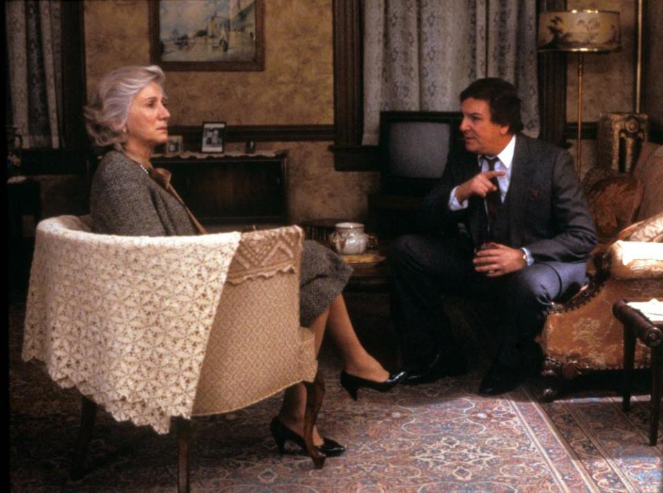 Olympia Dukakis and Danny Aiello in Moonstruck.