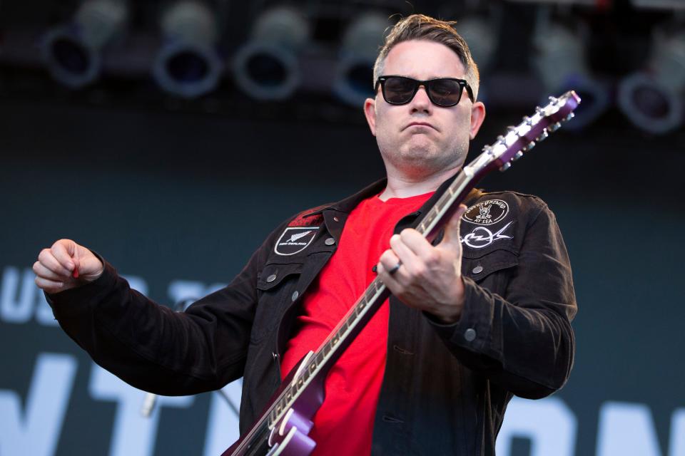 Hawthorne Heights performs at Summerfest's Miller Lite Oasis on July 3, 2019.