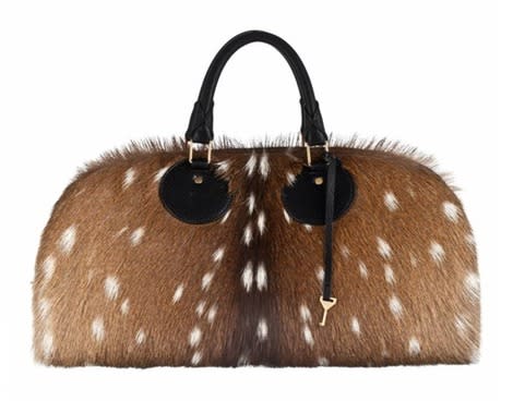 The Fall 2012 Proenza Schouler bags are made from fawns like Bambi