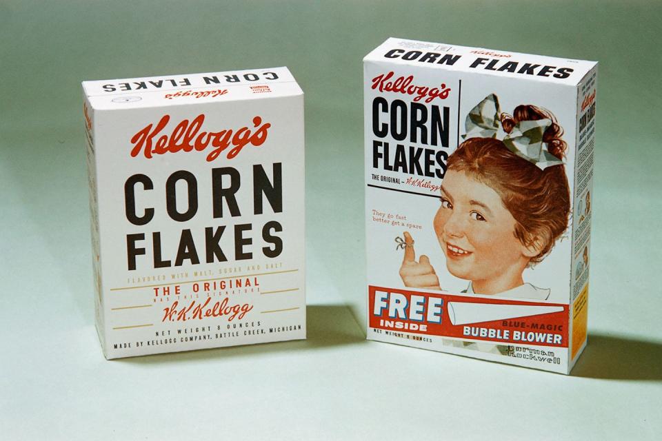 <p>You might not want to eat that box of cereal that's been hidden away for decades (for multiple reasons!), but there are collectors out there looking to buy vintage cereal boxes. Special edition boxes or cereals that are no longer in production could earn you big bucks, so now might be the time to bust out that <em>E.T.</em> cereal you've been hiding away.</p><p><strong>What it's worth: </strong>$100+ (based on rarity of cereal or box)<br></p>