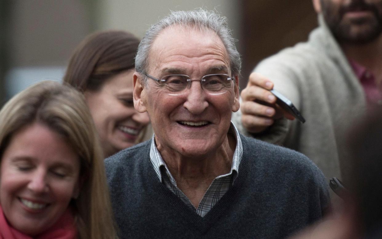 Vincent Asaro, pictured on the day of his acquittal for the