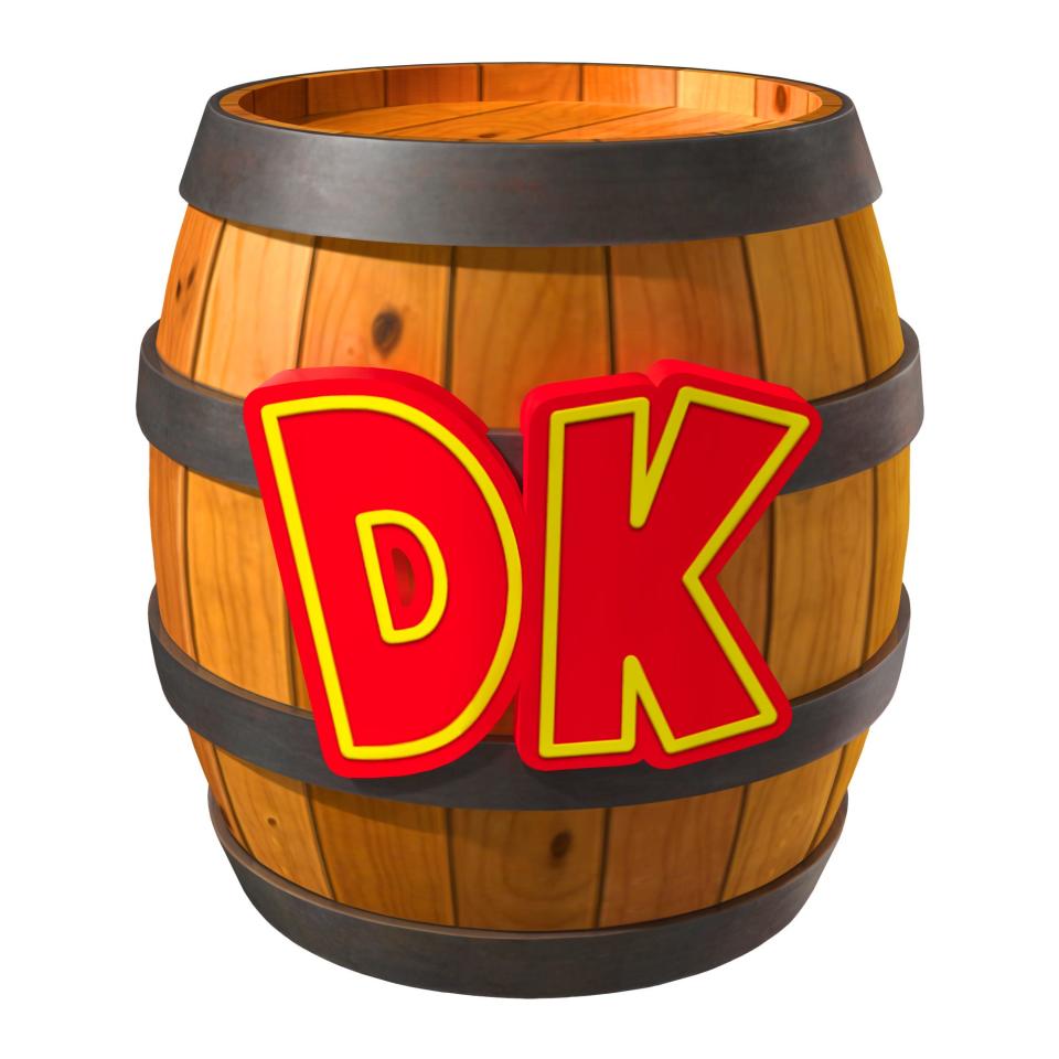 Barrel from "Donkey Kong Country Returns 3D"