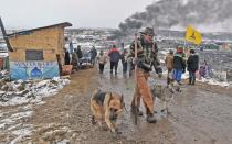 North Dakota officials plead with last oil pipeline protesters to leave without arrest