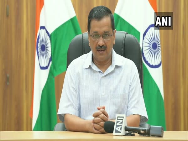 Arvind Kejriwal addresses a press conference in New Delhi [Photo/ANI]