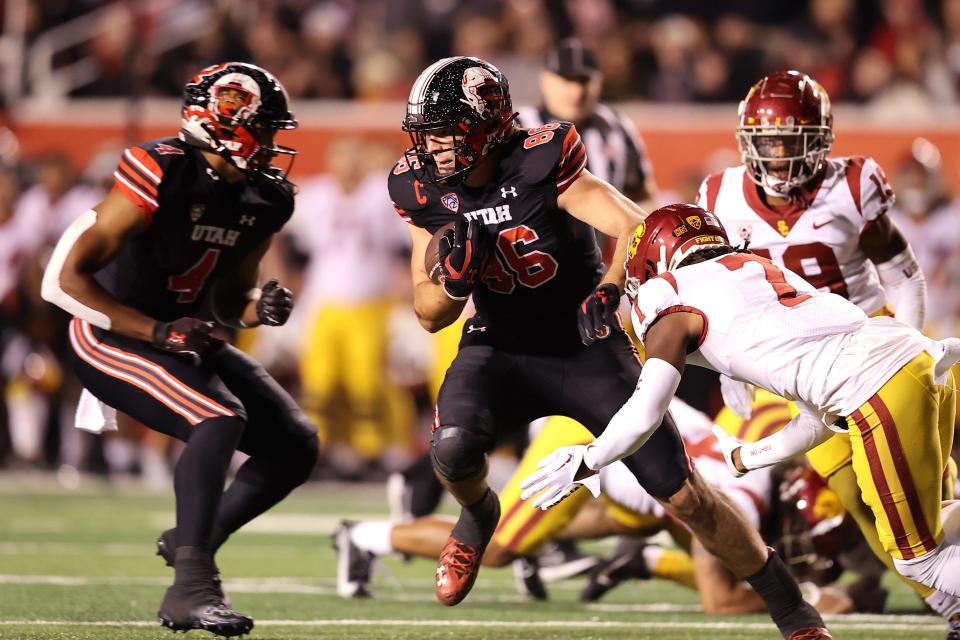 Utah tight end Dalton Kincaid will likely be drafted early.