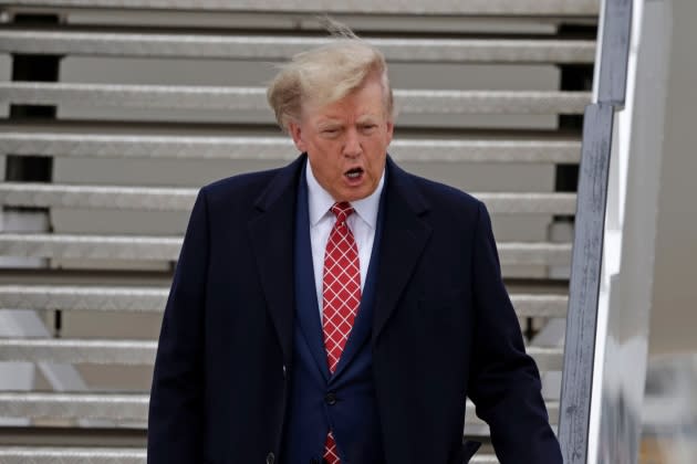 Former U.S. President Donald Trump Visits Scotland - Credit: Jeff J Mitchell/Getty Images