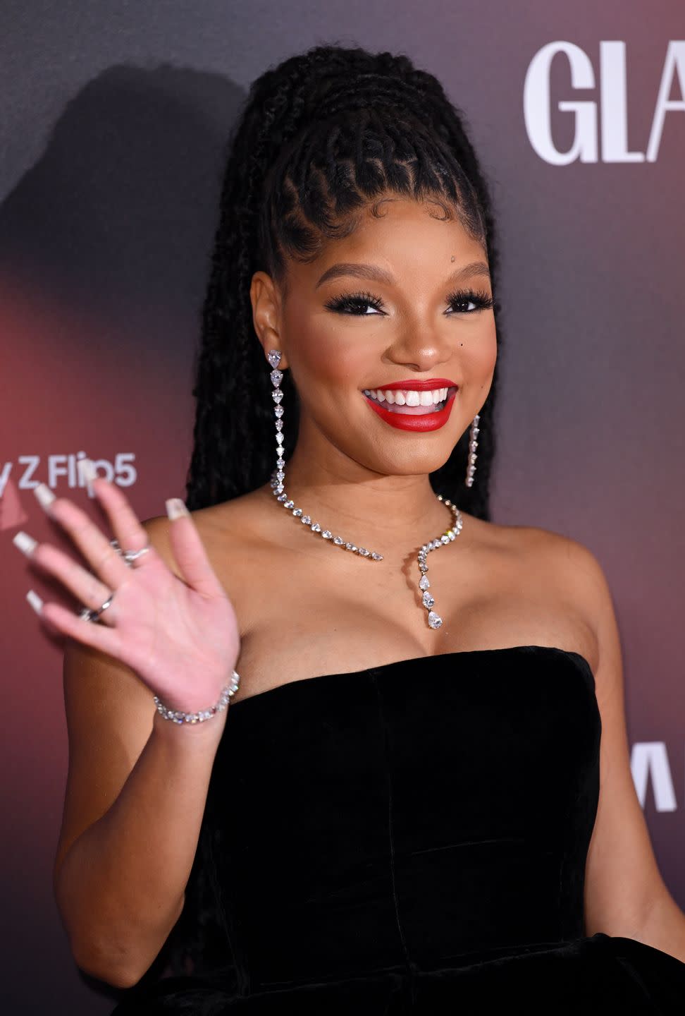 famous black women halle bailey glamour women of the year awards 2023 arrivals