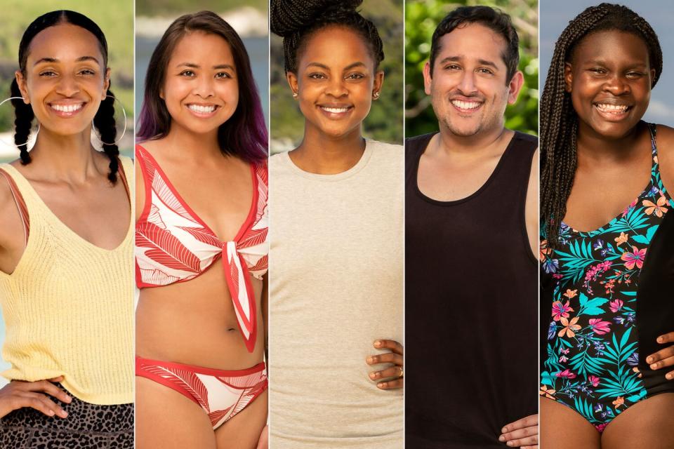 Shantel Smith (survivor 41) Erika Casupanan (survivor 41) Drea Wheeler (survivor 42) Omar Zaheer (survivor 42) Maryanne Oketch (survivor 42)