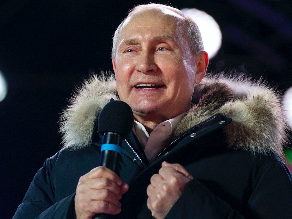 <em>Vladimir Putin has dismissed claims Russia was behind the Salisbury spy poisoning (PA)</em>