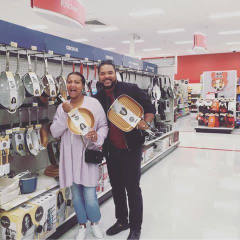 <p>Ayesha Curry Instagram</p> Ayesha Curry’s parents, Carol and John Alexander, in 2017.