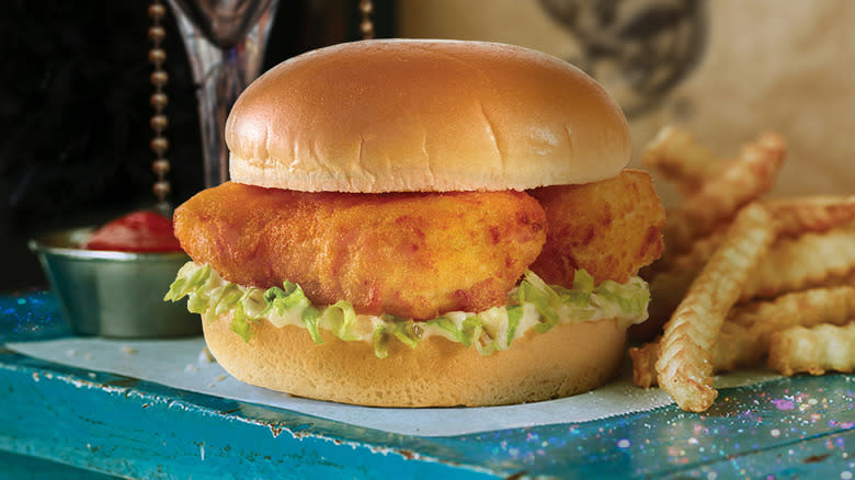 Frisch's fish sandwich 