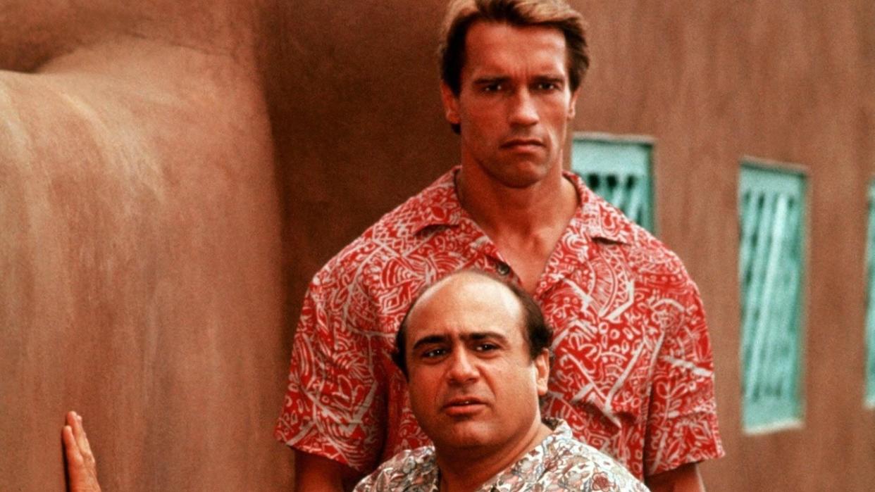  Arnold Schwarzenegger and Danny DeVito in Twins. 