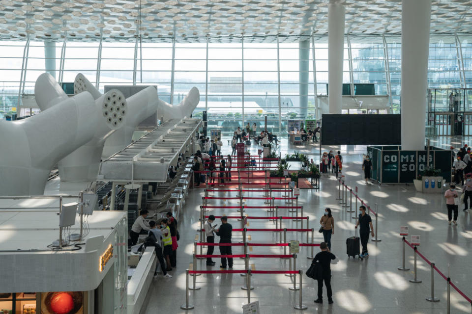 寶安機場的「機場東空鐵樞紐項目」，是深圳的重點項目