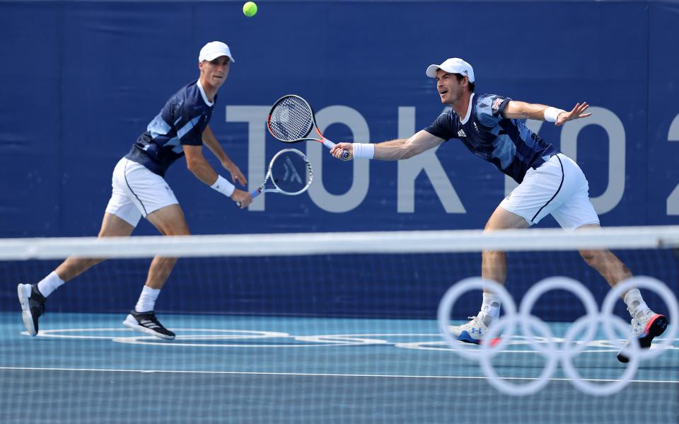 Andy Murray and Joe Salisbury face off against Croatia (Getty Images)