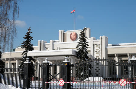 A general view shows the embassy of North Korea in Moscow, Russia February 27, 2018. REUTERS/Tatyana Makeyeva