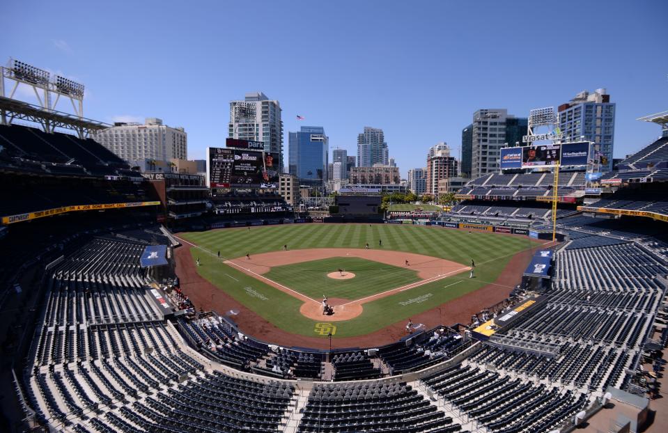 A general view of Petco Park.