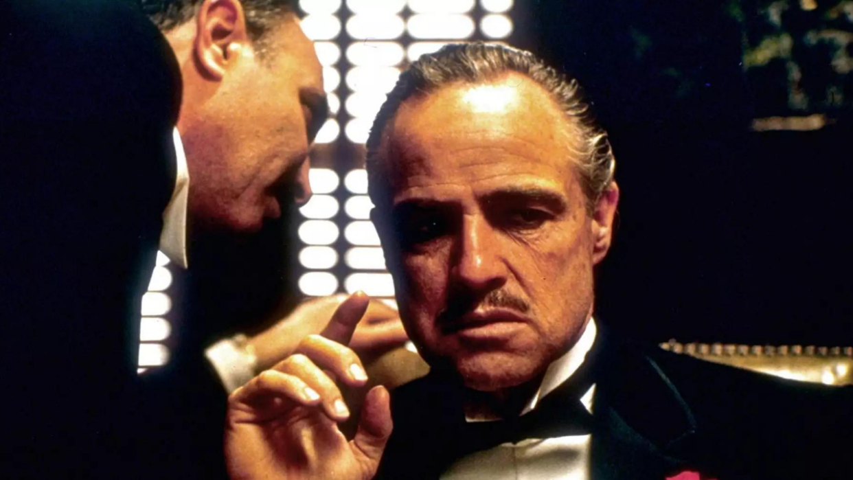  Marlon Brando in The Godfather. 