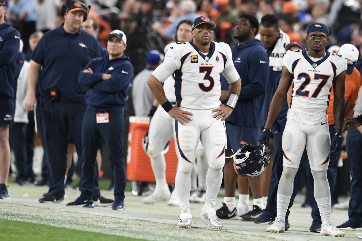 Russell Wilson’s status with the Broncos is still in limbo with a contract deadline looming next month