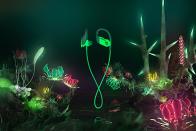 Beats announced a collaboration with fashion brand Ambush: a glow-in-the-dark version of its Powerbeats earbuds for $199.95.