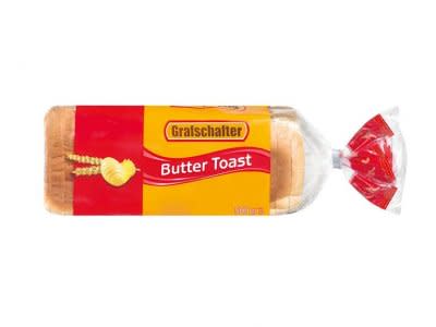 Sie lieben frischen Toast zum Frühstück? Dann sollten Sie bei "Grafschafter"-Buttertoast von Lidl zugreifen, denn der rollt vom selben Band wie der deutlich teurere "Golden Toast".