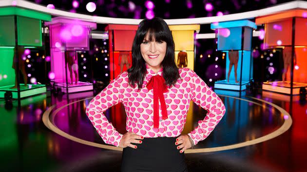 Anna Richardson on the set of Naked Attraction (Photo: Channel 4)