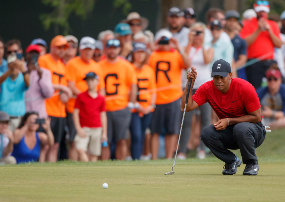After more than three years, Tiger Woods’ fans finally have something to cheer about. (AP)