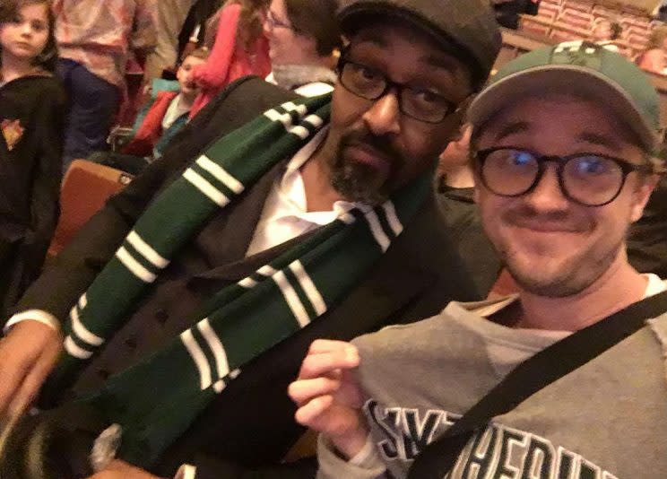 'Undercover'... Tom Felton hardly blending in at Harry Potter screening in Vancouver - Credit: Instagram