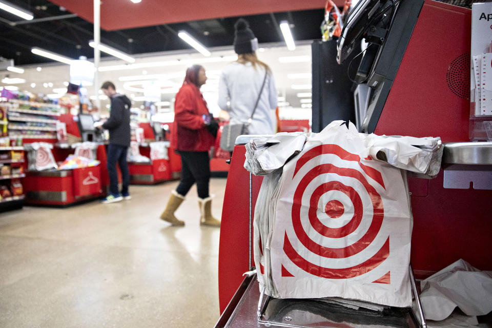 Target self checkout.  (Daniel Acker / Getty Images)