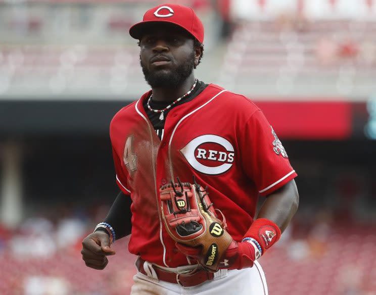 Brandon Phillips is returning to his hometown of Atlanta to play for the Braves. (AP)
