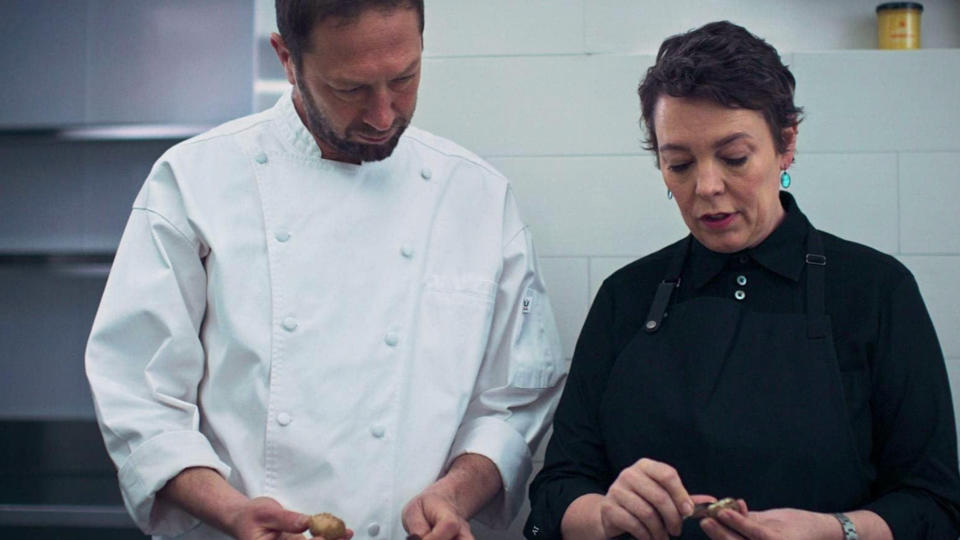 Richie is shown how to make a new meal by Terry in The Bear season 2