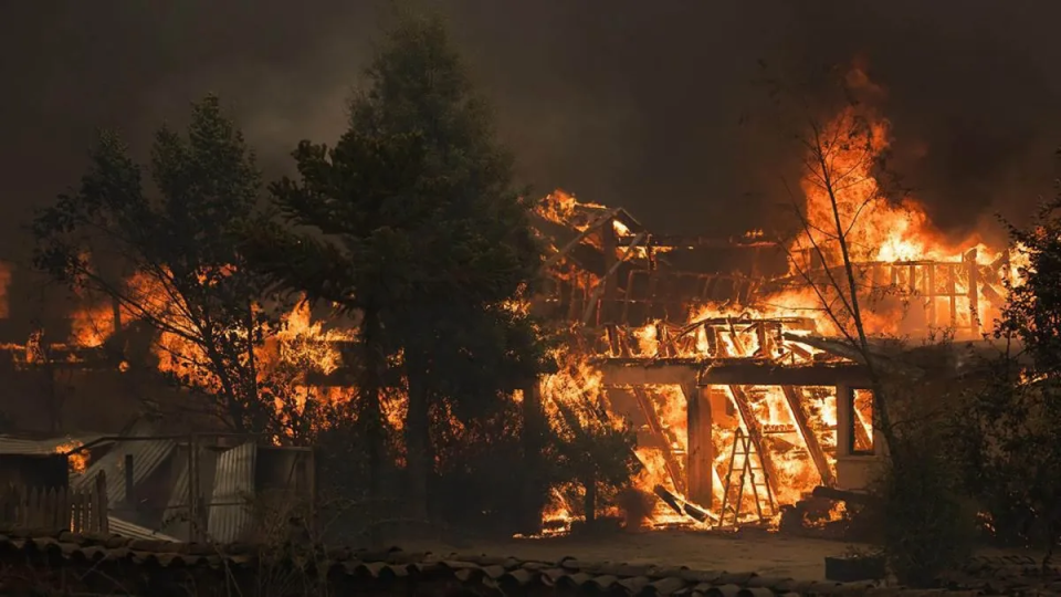 Incendio en Chile / Cortesía