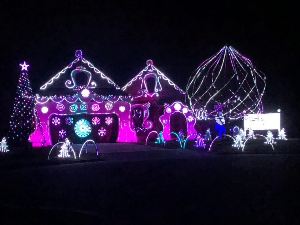 The Stoffregens' Waterford Christmas Cottage features features a Dr. Seuss Whoville theme with more than 20,000 pixels synchronized to more than 60 traditional and modern Christmas songs broadcast over 107.3 FM.