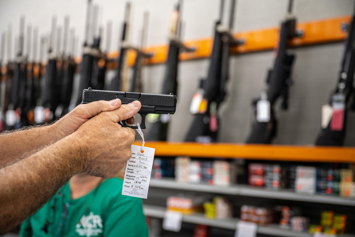 Knob Creek Gun Range And Store As Sales Reach Record Pace - Credit: Jon Cherry/Bloomberg/Getty Images