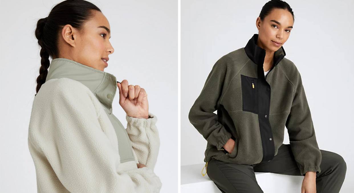 This Marks and Spencer fleece is on our winter wish list, for working out and lounging around the home. (Marks and Spencer)