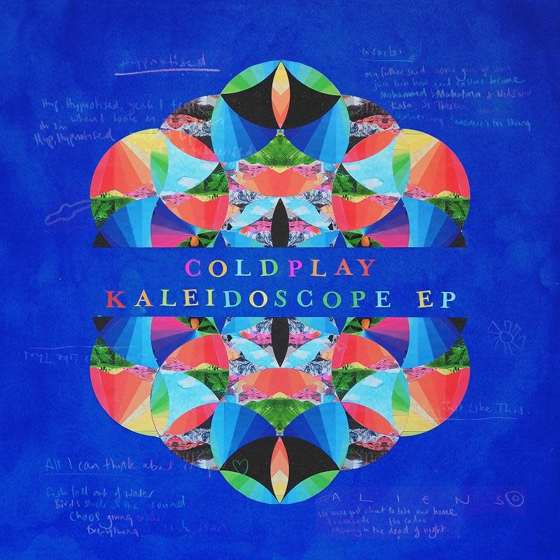 Coldplay酷玩樂團八月將推出實體EP《萬花筒Kaleidoscope》，多首單曲接連曝光暖身。