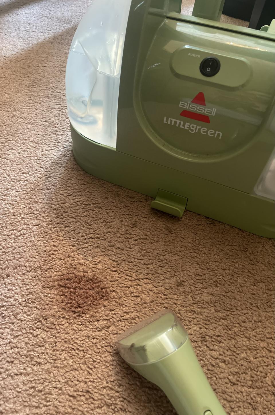 Bissell Little Greem Machine review stain