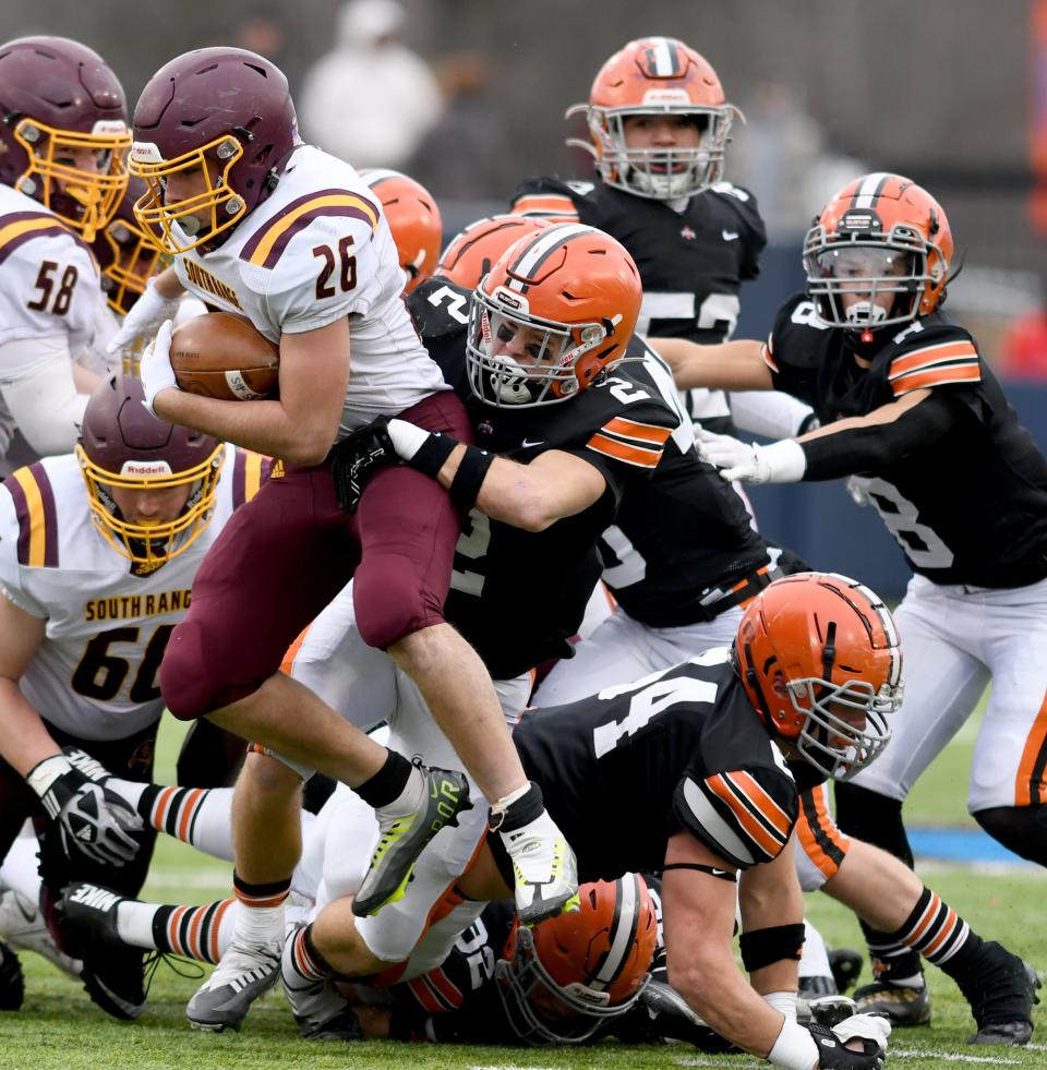 Ironton vs. South Range in the OHSAA Division V state championship football game at Tom Benson Hall of Fame Stadium. Friday, Dec. 2, 2022.