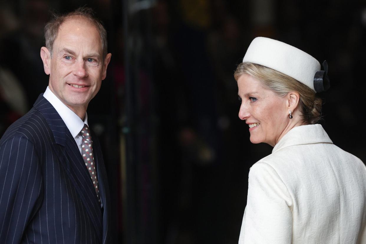 Prince Edward, Duke of Edinburgh and Sophie, Duchess of Edinburgh attend the 2023 Commonwealth Day Service at Westminster Abbey