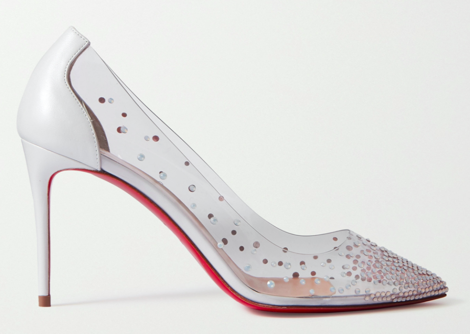 Christian Louboutin’s Degrastrass pumps. - Credit: Courtesy of Net-A-Porter