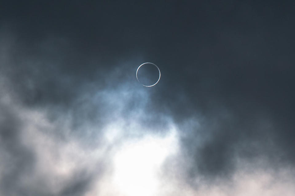 A rare annular eclipse