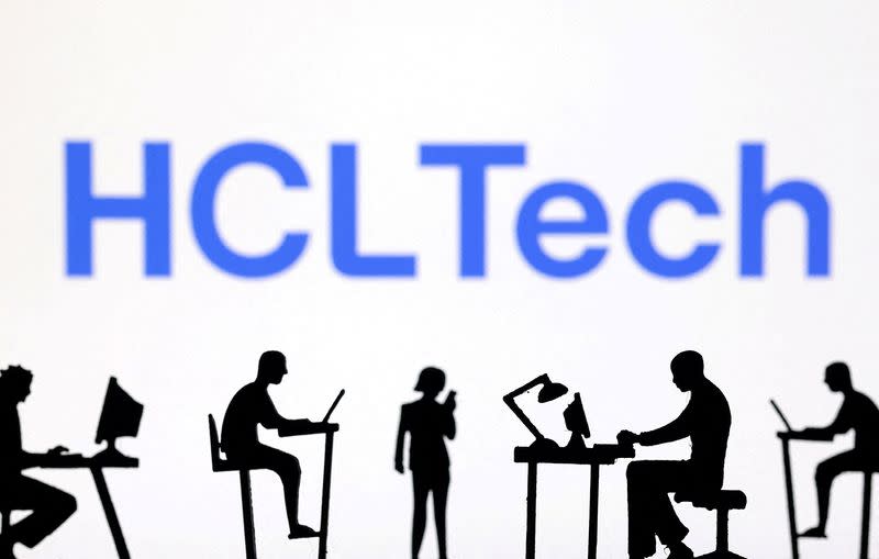 FILE PHOTO: Illustration shows HCLTech logo