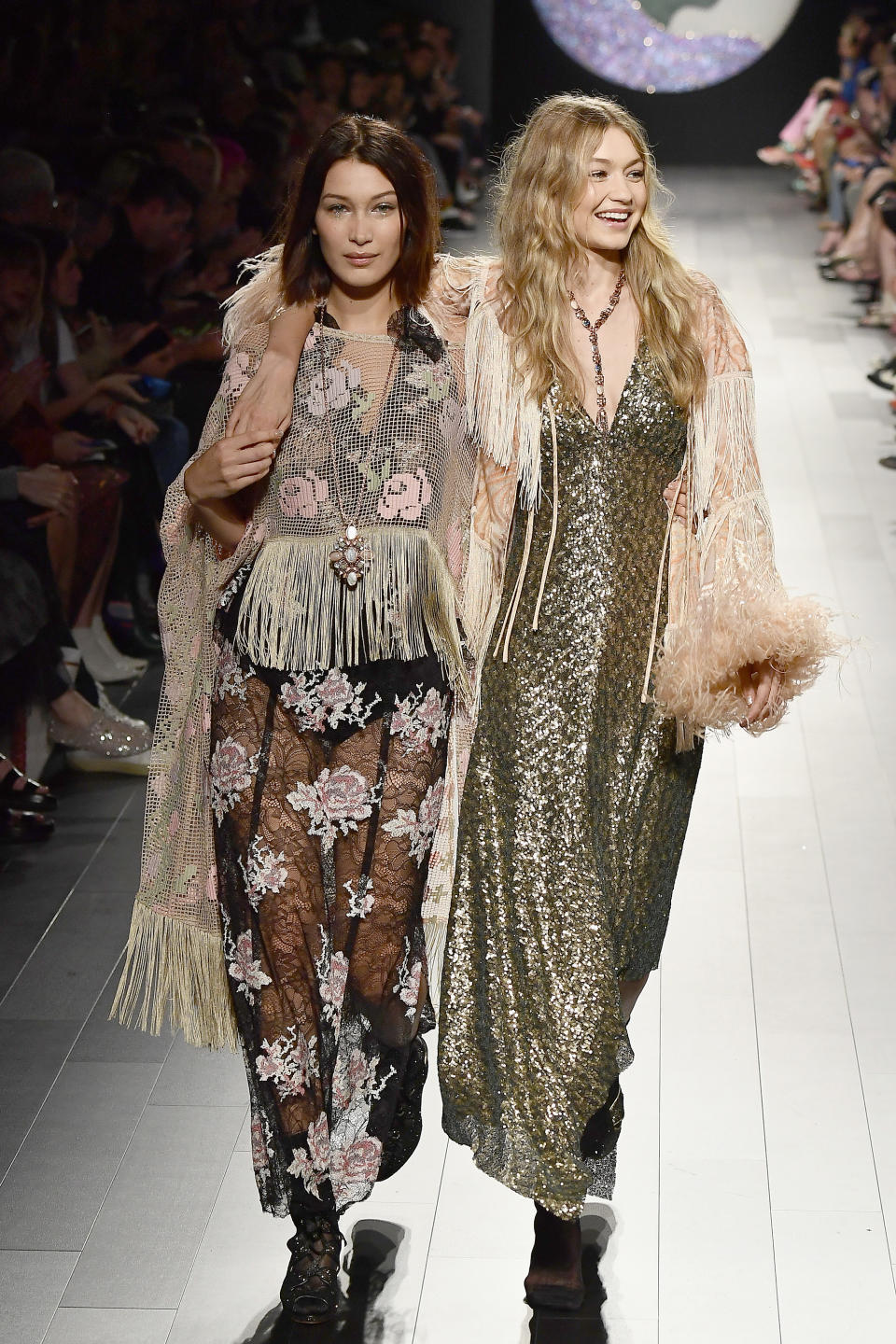 Bella and Gigi Hadid at Anna Sui