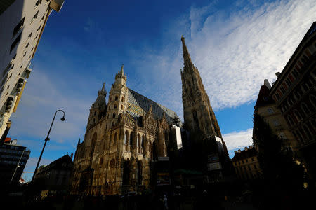 FILE PHOTO: St. Stephen's cathedral (Stephansdom) is pictured in Vienna, Austria, November 28, 2016. REUTERS/Leonhard Foeger/File Photo