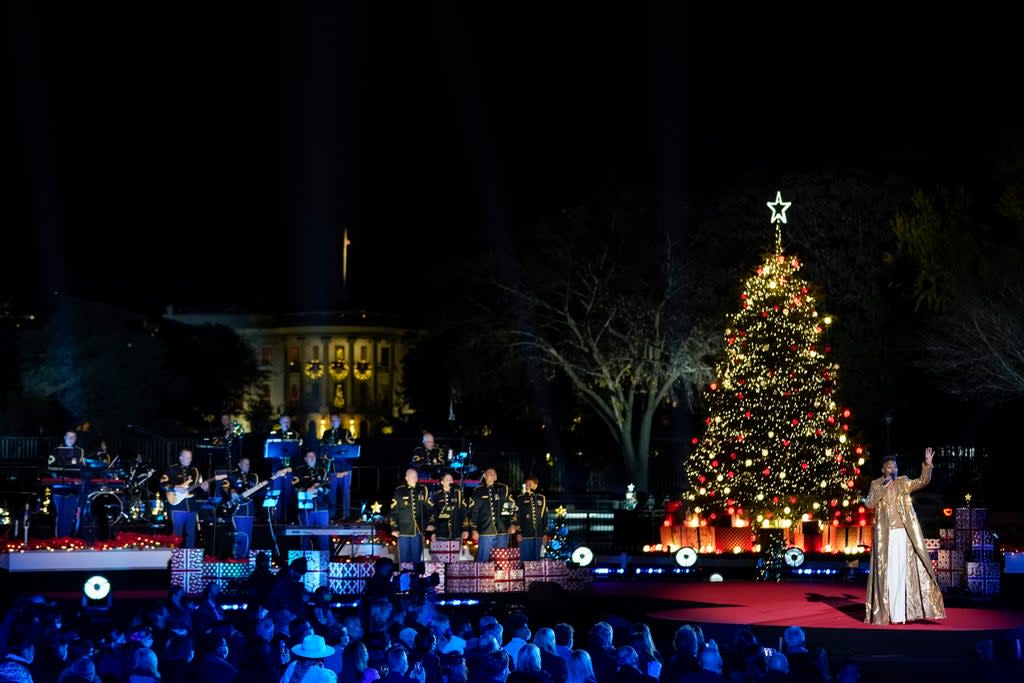Biden Christmas Tree (Copyright 2021 The Associated Press. All rights reserved)