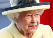 <p>Queen Elizabeth II attending the Commonwealth Day service at Westminster Abbey on March 13, 2017. </p>