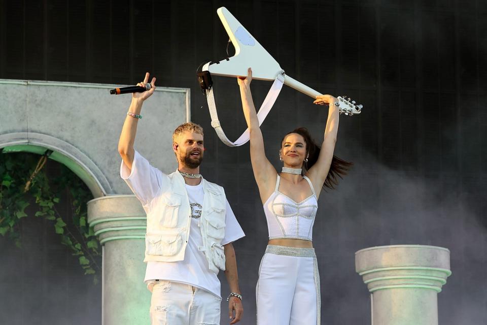 Sofi Tukker tried to get Jennifer Coolidge as a surprise guest for