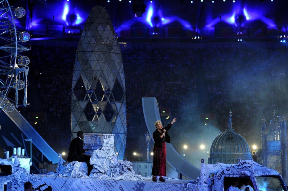 Emeli Sande performs during the Olympic Games closing ceremony in London (Owen Humphreys/PA) (PA Archive)