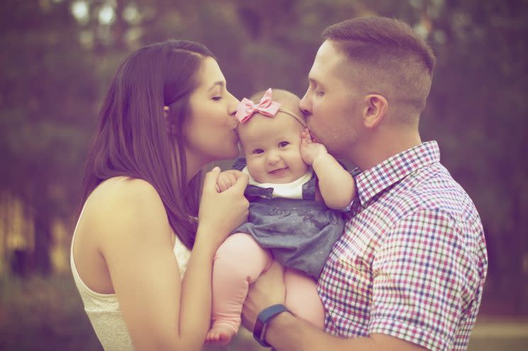 Only 4% of couples opt to give their baby the mother's surname [Photo: joel carter via Pexels]