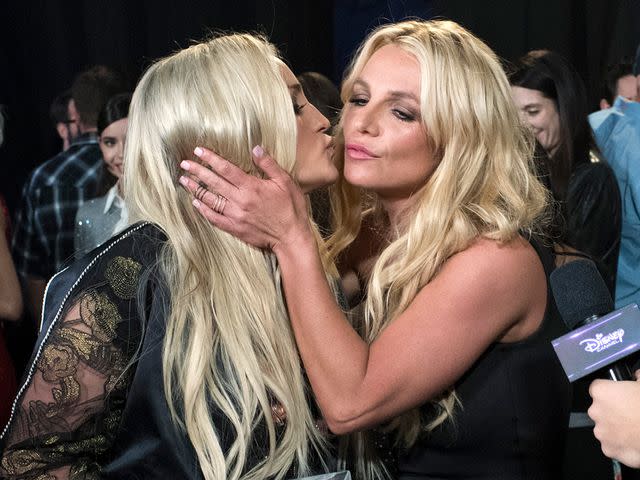 <p>Image Group LA/Disney Channel/Getty</p> Jamie Lynn Spears and Britney Spears at the 2017 Radio Disney Music Awards