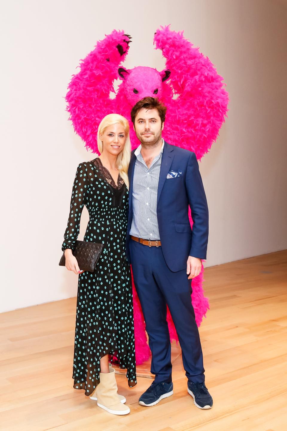 Gallerists Elodie and Richard Taittinger